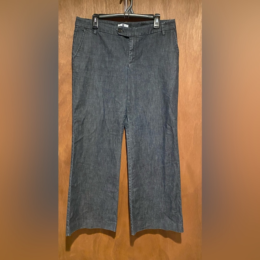 Gap Wide Leg Denim Trousers.